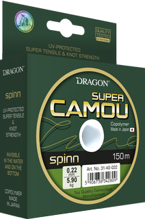 Dragon Super Camou Spinn 0.30mm 9,9kg 150m - żyłka wędkarska
