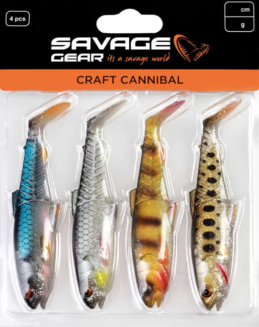 Zestaw przynęt Savage Gear Craft Cannibal Clear Water Mix